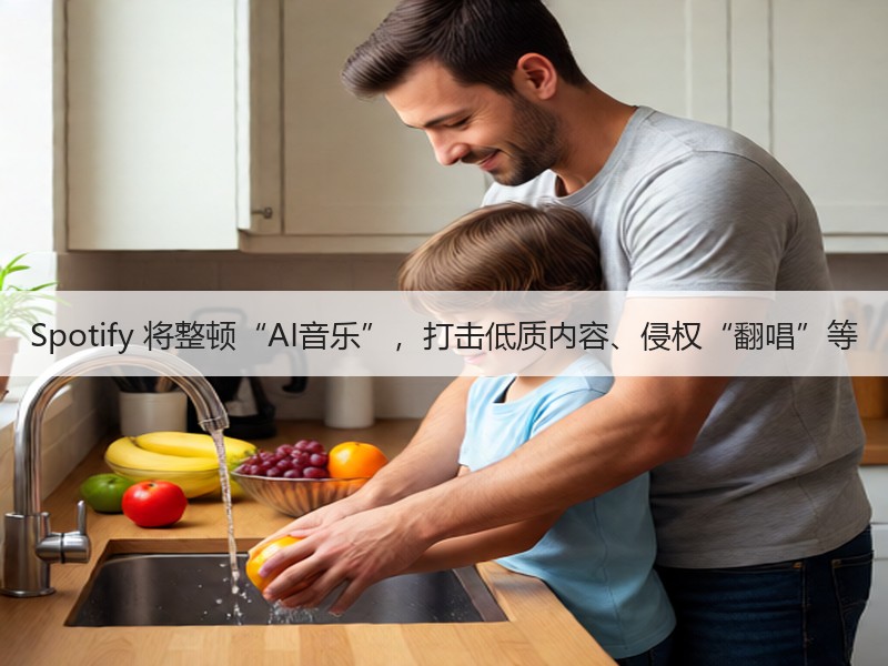 Spotify 将整顿“AI音乐”，打击低质内容、侵权“翻唱”等