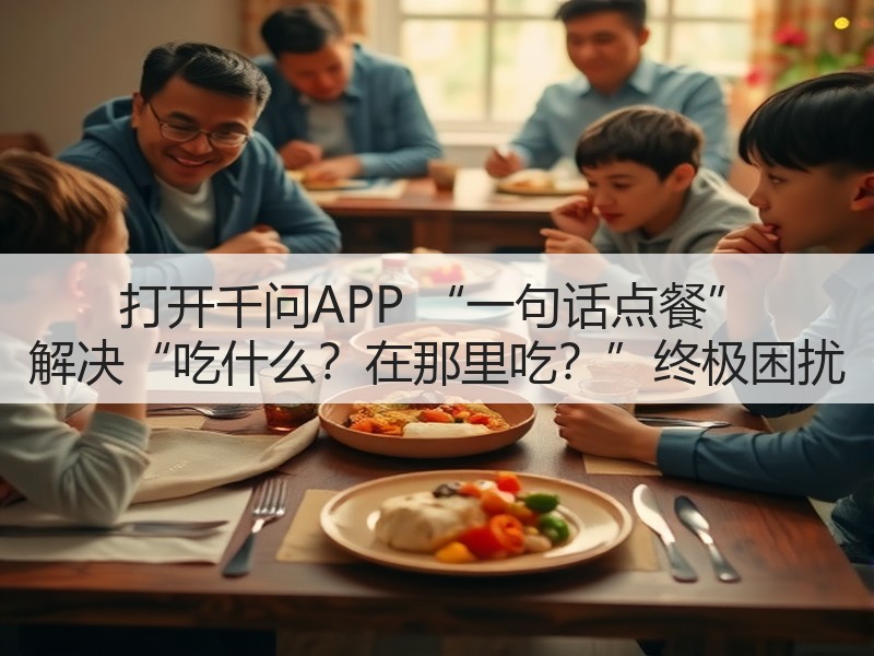 打开千问APP “一句话点餐” 解决“吃什么?在那里吃?”终极困扰(图2) 打开千问APP “一句话点餐” 解决“吃什么?在那里吃?”终极困扰(图2)