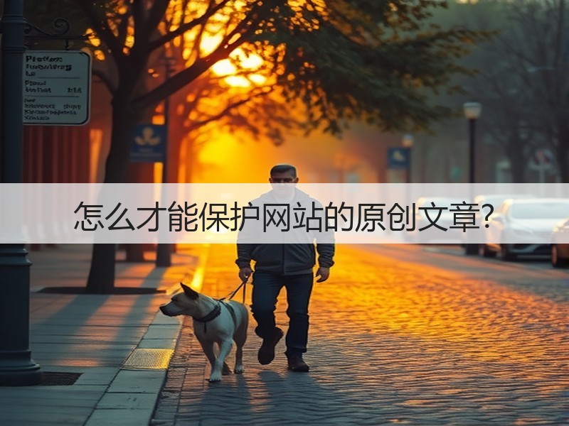 怎么才能保护网站的原创文章?(图1) 怎么才能保护网站的原创文章?(图1)