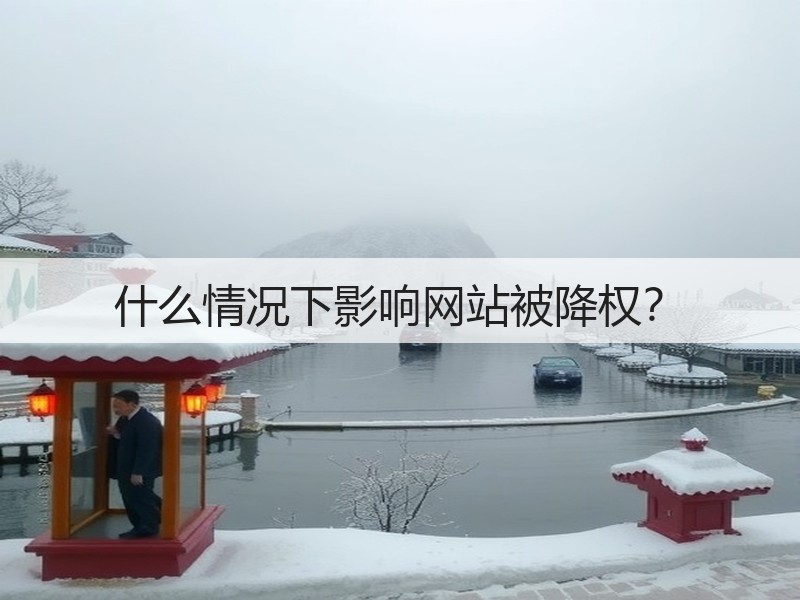 什么情况下影响网站被降权？(图1)