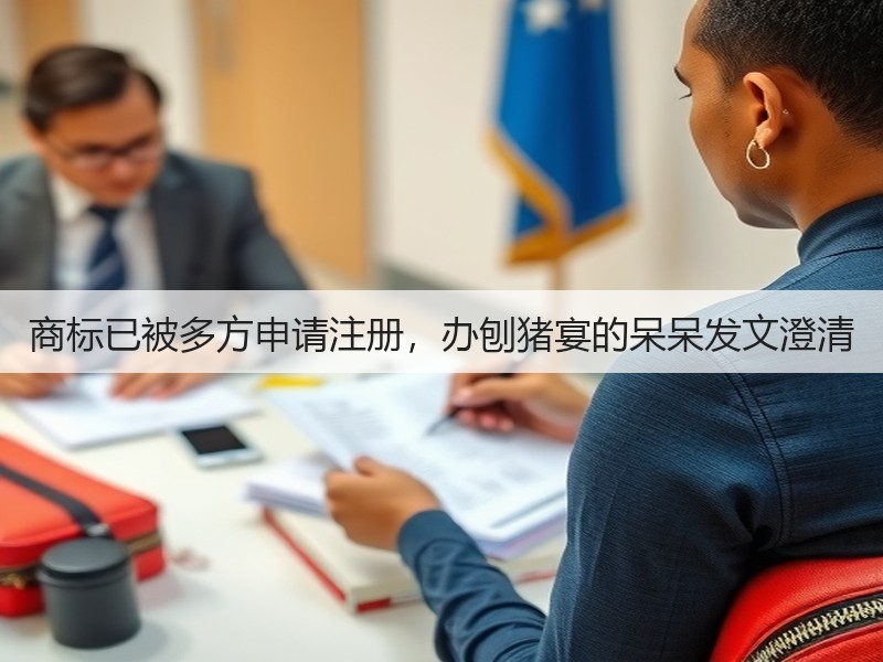 商标已被多方申请注册,办刨猪宴的呆呆发文澄清(图2) 商标已被多方申请注册,办刨猪宴的呆呆发文澄清(图2)