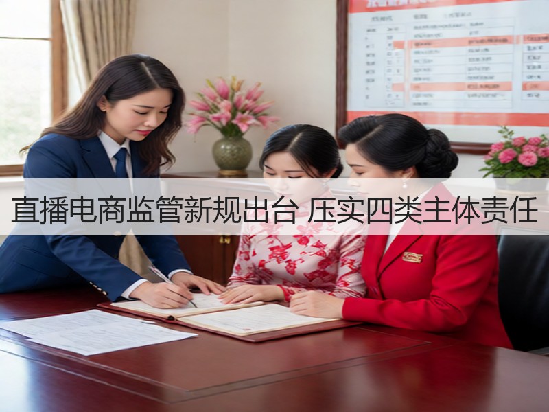 直播电商监管新规出台 压实四类主体责任(图2) 直播电商监管新规出台 压实四类主体责任(图2)