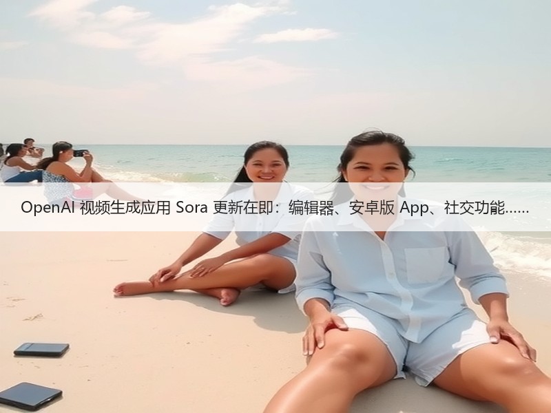 OpenAI 视频生成应用 Sora 更新在即：编辑器、安卓版 App、社交功能……
