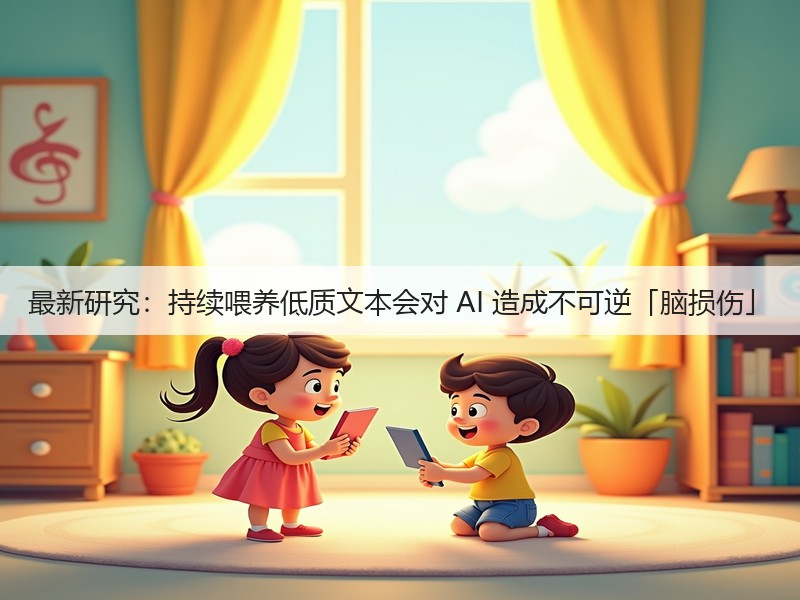 最新研究:持续喂养低质文本会对 AI 造成不可逆「脑损伤」(图2) 最新研究:持续喂养低质文本会对 AI 造成不可逆「脑损伤」(图2)