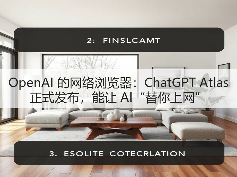 OpenAI 的网络浏览器:ChatGPT Atlas 正式发布,能让 AI“替你上网”(图1) OpenAI 的网络浏览器:ChatGPT Atlas 正式发布,能让 AI“替你上网”(图1)