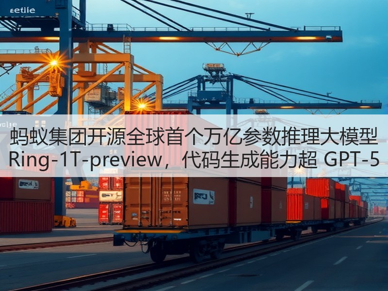 蚂蚁集团开源全球首个万亿参数推理大模型 Ring-1T-preview，代码生成能力超 GPT-5(图2)