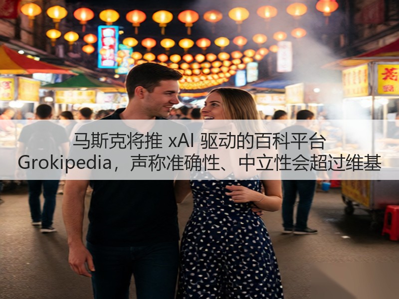 马斯克将推 xAI 驱动的百科平台 Grokipedia,声称准确性、中立性会超过维基(图1) 马斯克将推 xAI 驱动的百科平台 Grokipedia,声称准确性、中立性会超过维基(图1)