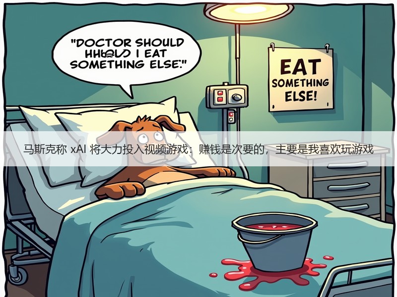 马斯克称 xAI 将大力投入视频游戏：赚钱是次要的，主要是我喜欢玩游戏
