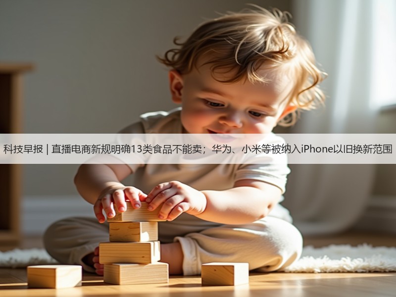 科技早报 | 直播电商新规明确13类食品不能卖;华为、小米等被纳入iPhone以旧换新范围(图2) 科技早报 | 直播电商新规明确13类食品不能卖;华为、小米等被纳入iPhone以旧换新范围(图2)