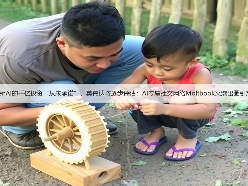 黄仁勋澄清：对OpenAI的千亿投资“从未承诺”，英伟达将逐步评估；AI专属社交网络Moltbook火爆出圈引热议丨全球科技早参(图2)