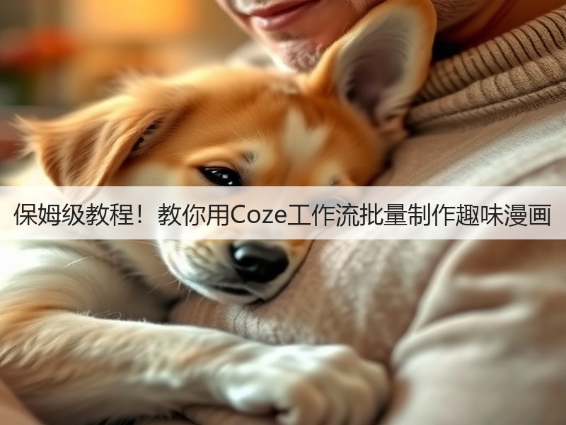 保姆级教程！教你用Coze工作流批量制作趣味漫画(图1)