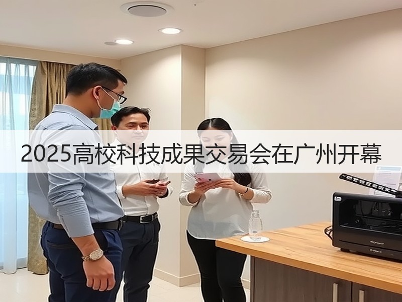 2025高校科技成果交易会在广州开幕(图2)