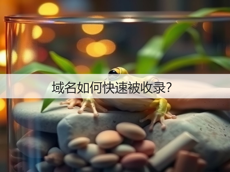 域名如何快速被收录?(图2) 域名如何快速被收录?(图2)