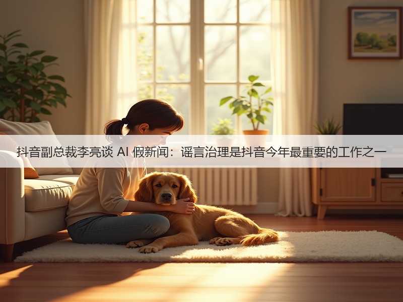 抖音副总裁李亮谈 AI 假新闻:谣言治理是抖音今年最重要的工作之一(图3) 抖音副总裁李亮谈 AI 假新闻:谣言治理是抖音今年最重要的工作之一(图3)