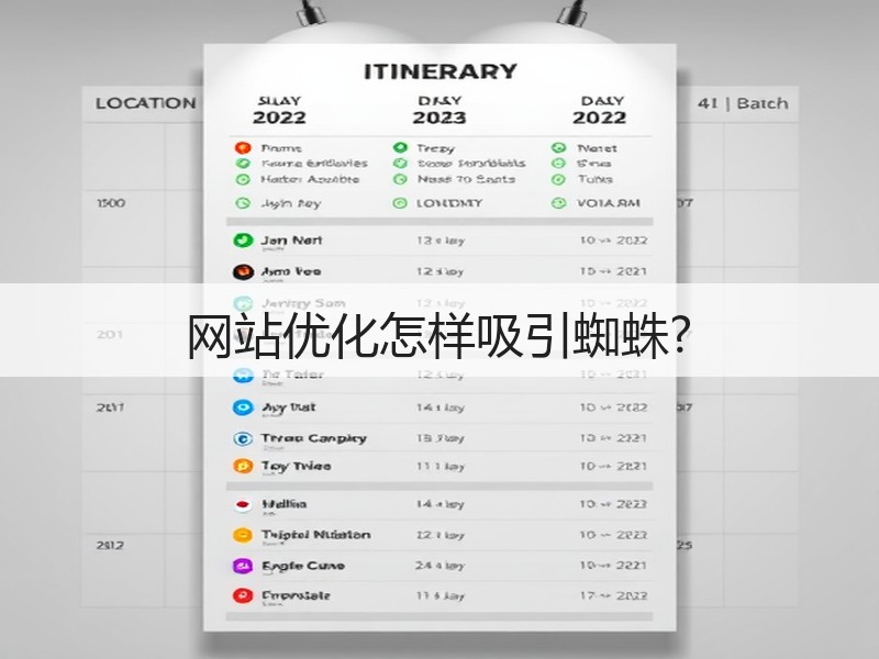 网站优化怎样吸引蜘蛛?(图2) 网站优化怎样吸引蜘蛛?(图2)