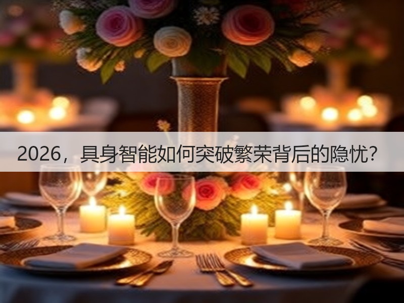 2026,具身智能如何突破繁荣背后的隐忧?(图2) 2026,具身智能如何突破繁荣背后的隐忧?(图2)