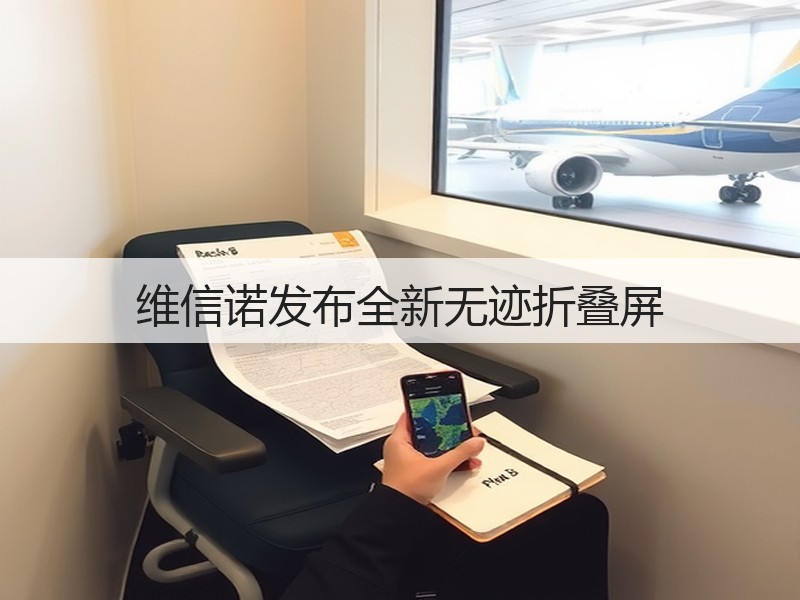 维信诺发布全新无迹折叠屏(图2)