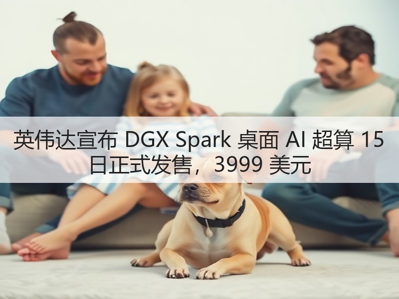 英伟达宣布 DGX Spark 桌面 AI 超算 15 日正式发售,3999 美元(图1) 英伟达宣布 DGX Spark 桌面 AI 超算 15 日正式发售,3999 美元(图1)