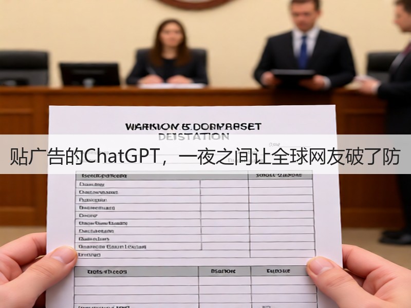 贴广告的ChatGPT,一夜之间让全球网友破了防(图2) 贴广告的ChatGPT,一夜之间让全球网友破了防(图2)