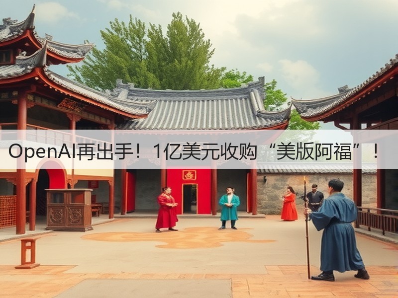 OpenAI再出手!1亿美元收购“美版阿福”!(图3) OpenAI再出手!1亿美元收购“美版阿福”!(图3)