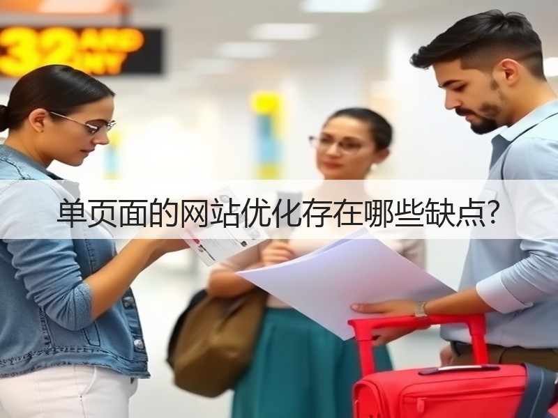 单页面的网站优化存在哪些缺点?(图3)