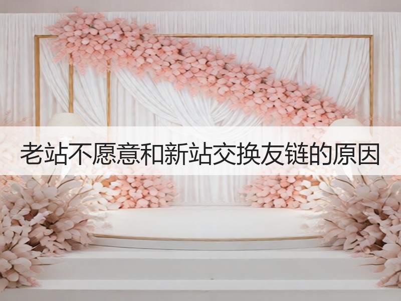老站不愿意和新站交换友链的原因