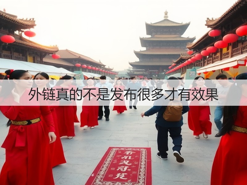 外链真的不是发布很多才有效果(图1)