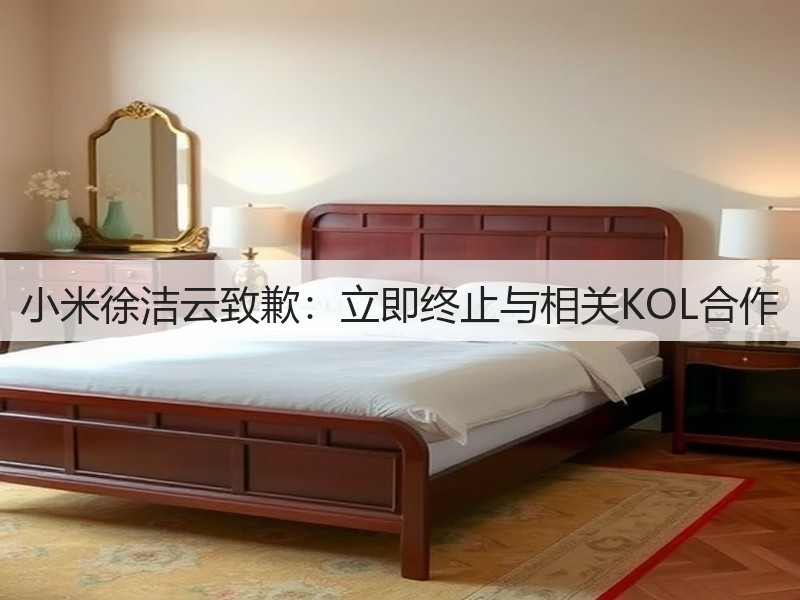 小米徐洁云致歉：立即终止与相关KOL合作(图2)
