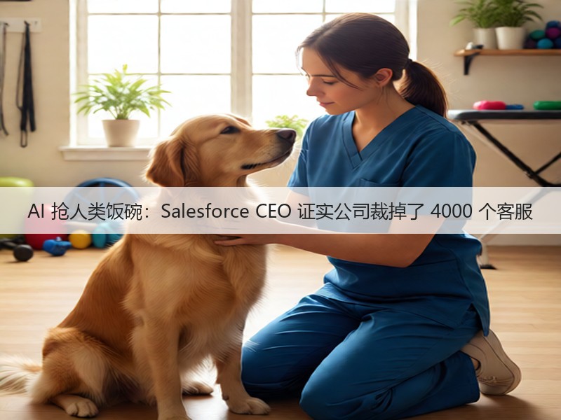 AI 抢人类饭碗：Salesforce CEO 证实公司裁掉了 4000 个客服(图3)