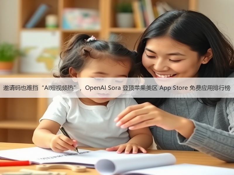 邀请码也难挡“AI短视频热”，OpenAI Sora 登顶苹果美区 App Store 免费应用排行