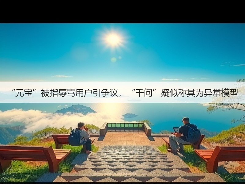 “元宝”被指辱骂用户引争议,“千问”疑似称其为异常模型(图3) “元宝”被指辱骂用户引争议,“千问”疑似称其为异常模型(图3)