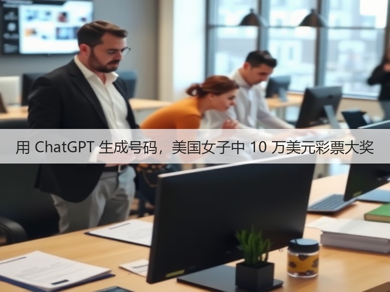 用 ChatGPT 生成号码,美国女子中 10 万美元彩票大奖(图1) 用 ChatGPT 生成号码,美国女子中 10 万美元彩票大奖(图1)