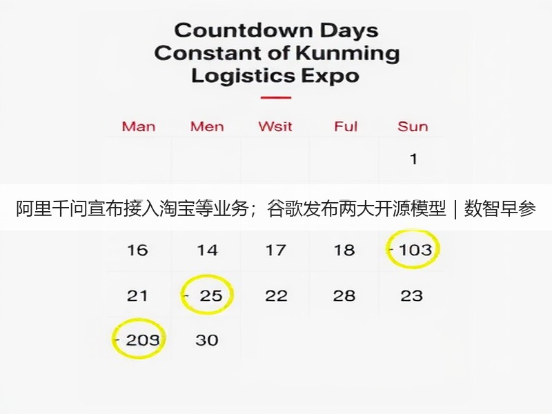 阿里千问宣布接入淘宝等业务；谷歌发布两大开源模型｜数智早参(图2)