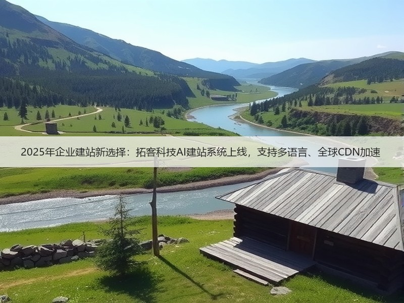 2025年企业建站新选择：拓客科技AI建站系统上线，支持多语言、全球CDN加速 (图3)
