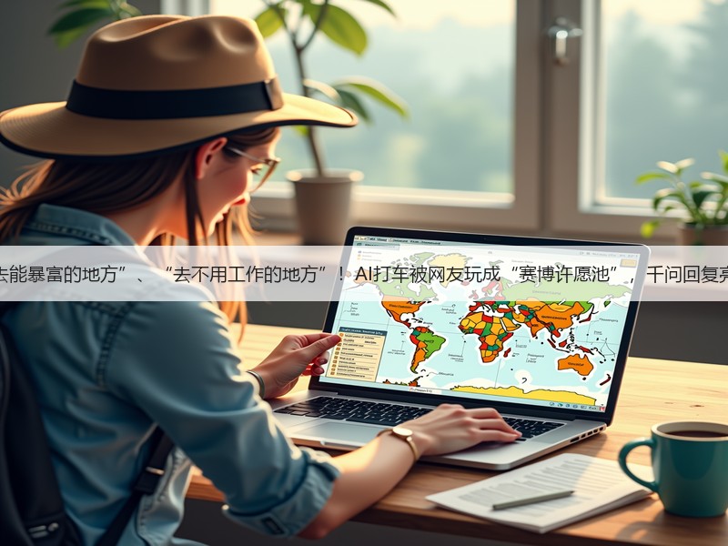 “去能暴富的地方”、“去不用工作的地方”！AI打车被网友玩成“赛博许愿池”，千问回复亮了(图3)