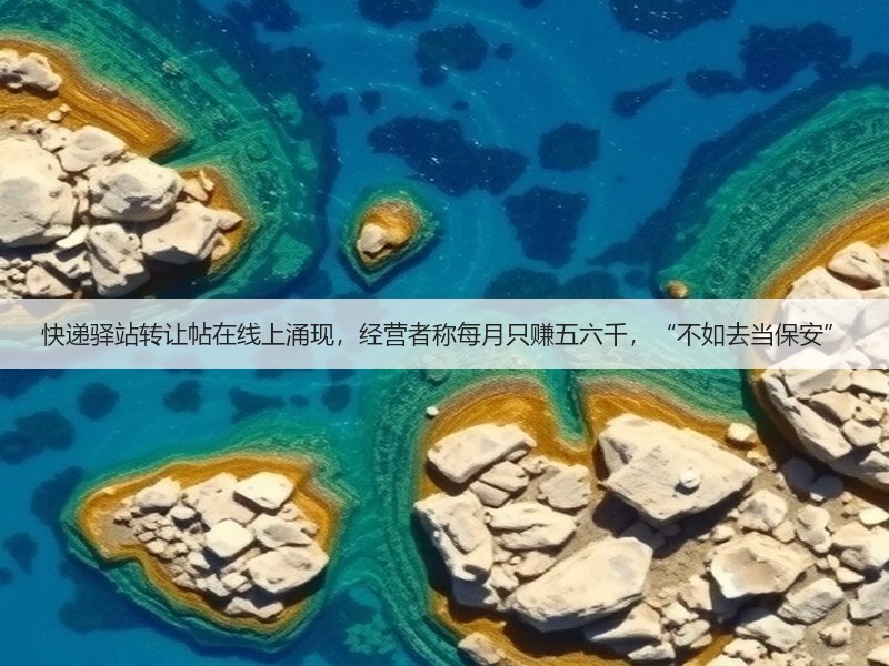 快递驿站转让帖在线上涌现，经营者称每月只赚五六千，“不如去当保安”(图2)