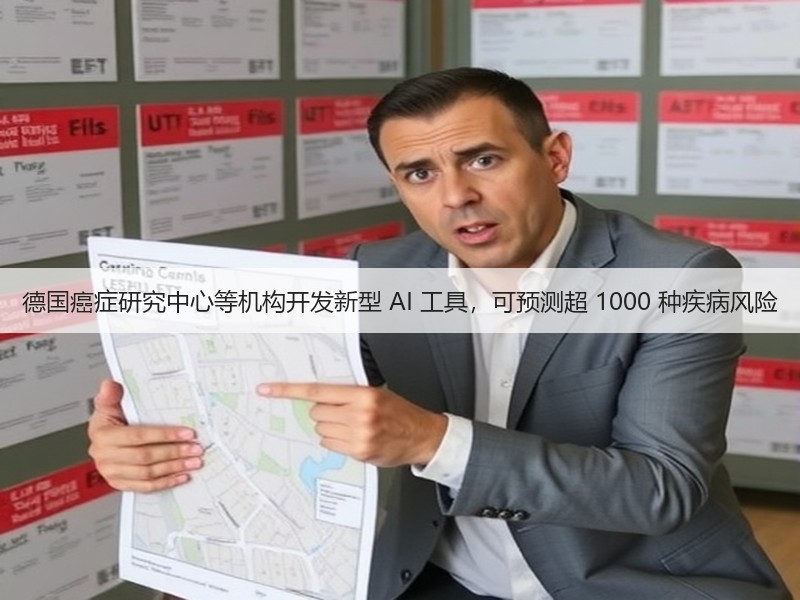 德国癌症研究中心等机构开发新型 AI 工具，可预测超 1000 种疾病风险(图3)