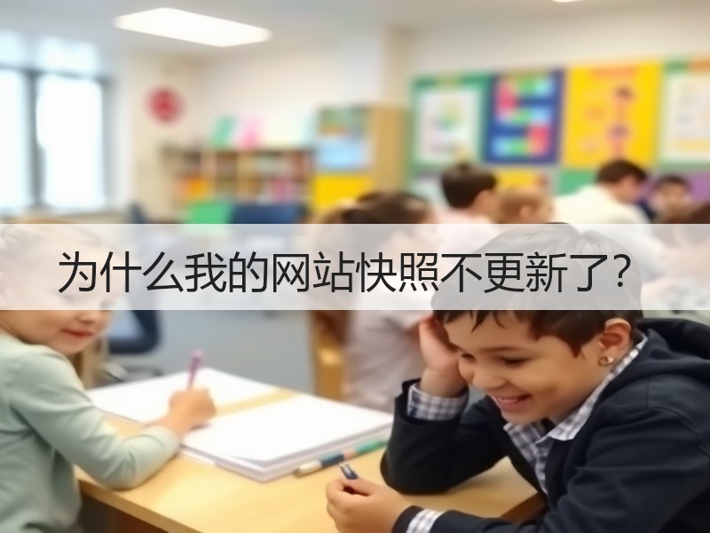 为什么我的网站快照不更新了？