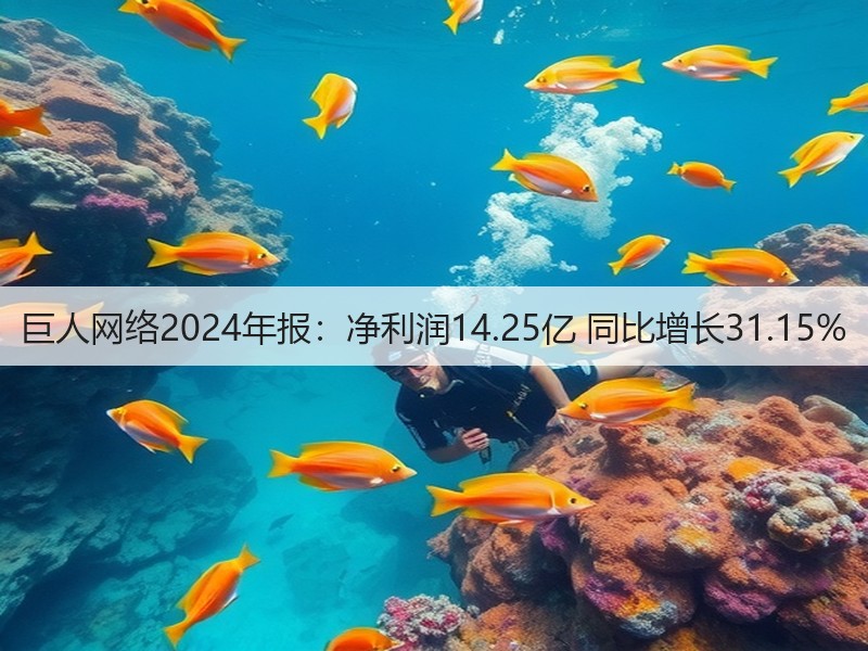 巨人网络2024年报：净利润14.25亿 同比增长31.15%(图2)