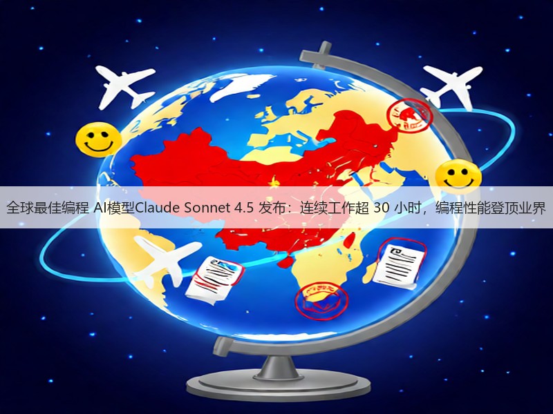 全球最佳编程 AI模型Claude Sonnet 4.5 发布:连续工作超 30 小时,编程性能登顶业界(图3) 全球最佳编程 AI模型Claude Sonnet 4.5 发布:连续工作超 30 小时,编程性能登顶业界(图3)