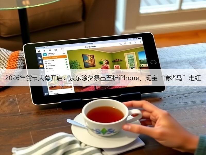 2026年货节大幕开启：京东除夕祭出五折iPhone、淘宝“情绪马”走红(图2)