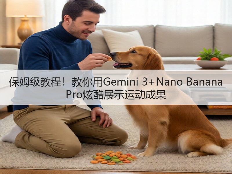保姆级教程！教你用Gemini 3+Nano Banana Pro炫酷展示运动成果(图1)