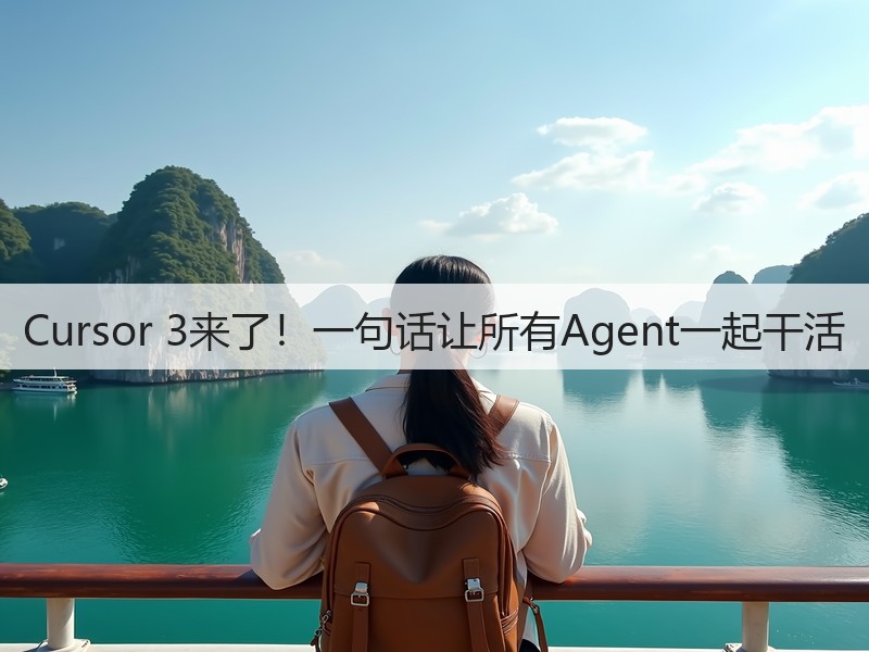 Cursor 3来了!一句话让所有Agent一起干活(图2) Cursor 3来了!一句话让所有Agent一起干活(图2)