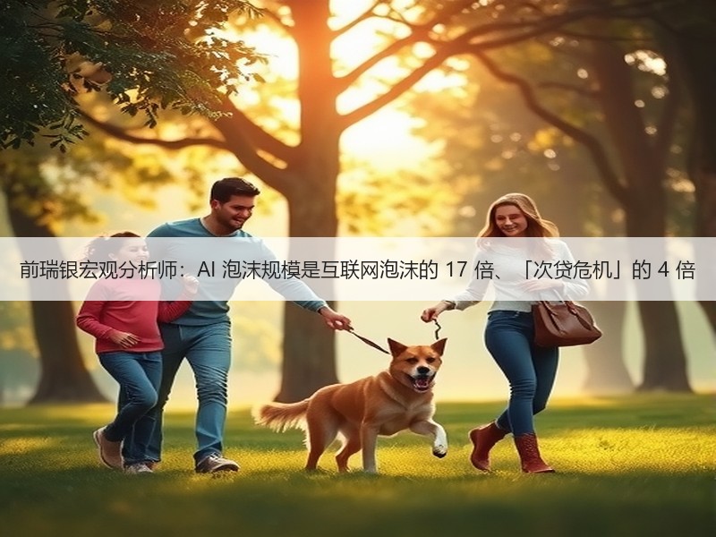 前瑞银宏观分析师：AI 泡沫规模是互联网泡沫的 17 倍、「次贷危机」的 4 倍