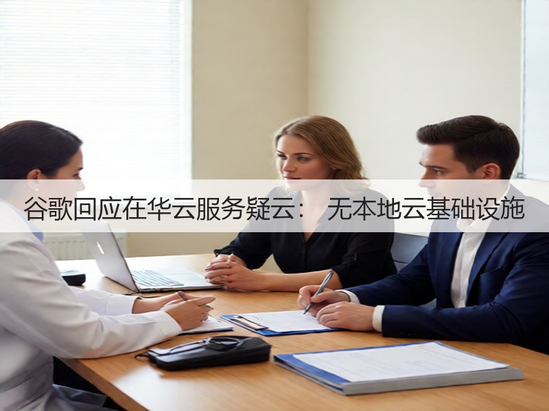 谷歌回应在华云服务疑云： 无本地云基础设施(图1)