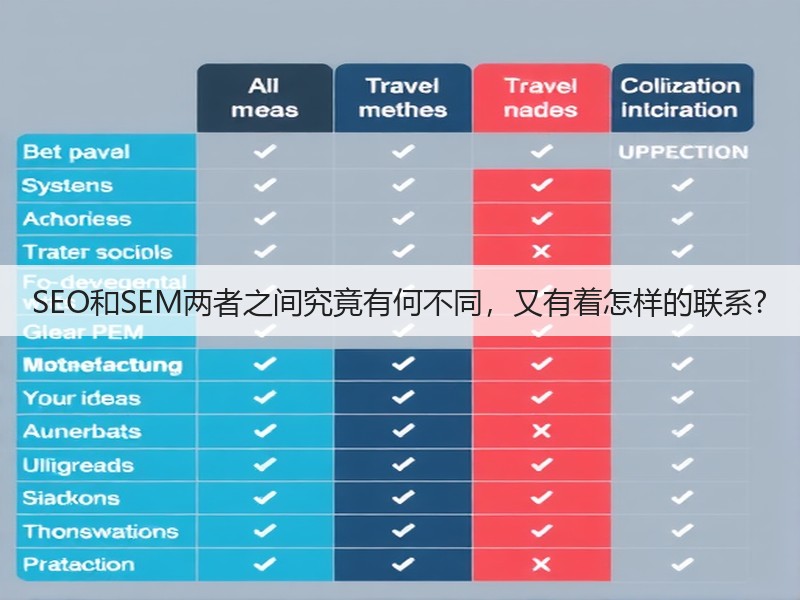 SEO和SEM两者之间究竟有何不同,又有着怎样的联系?(图2) SEO和SEM两者之间究竟有何不同,又有着怎样的联系?(图2)