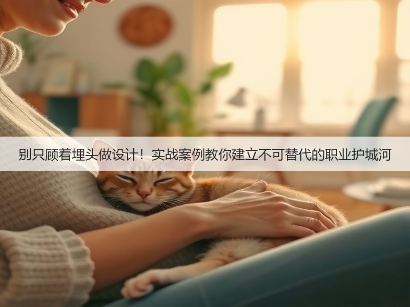 别只顾着埋头做设计！实战案例教你建立不可替代的职业护城河(图1)