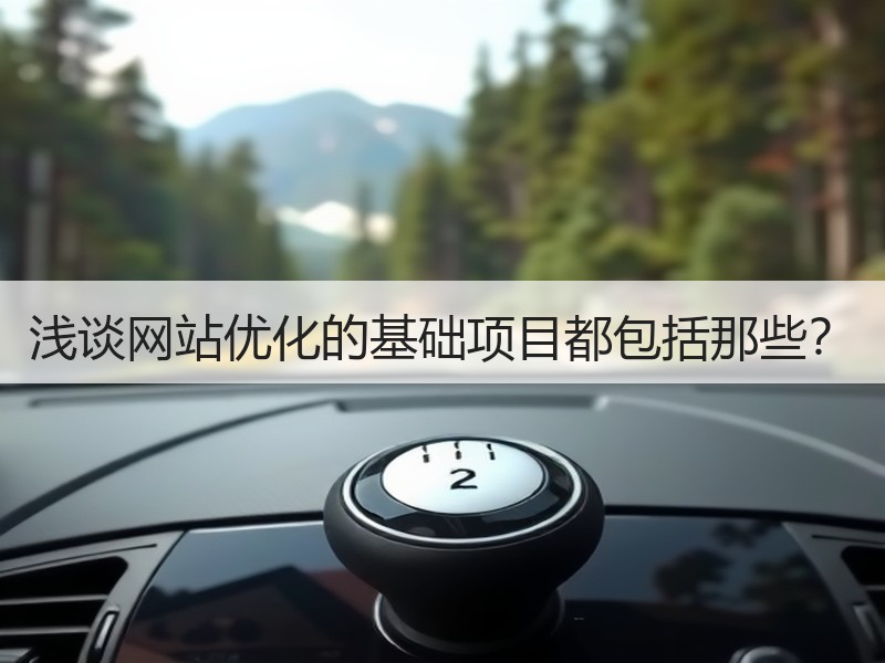 浅谈网站优化的基础项目都包括那些？