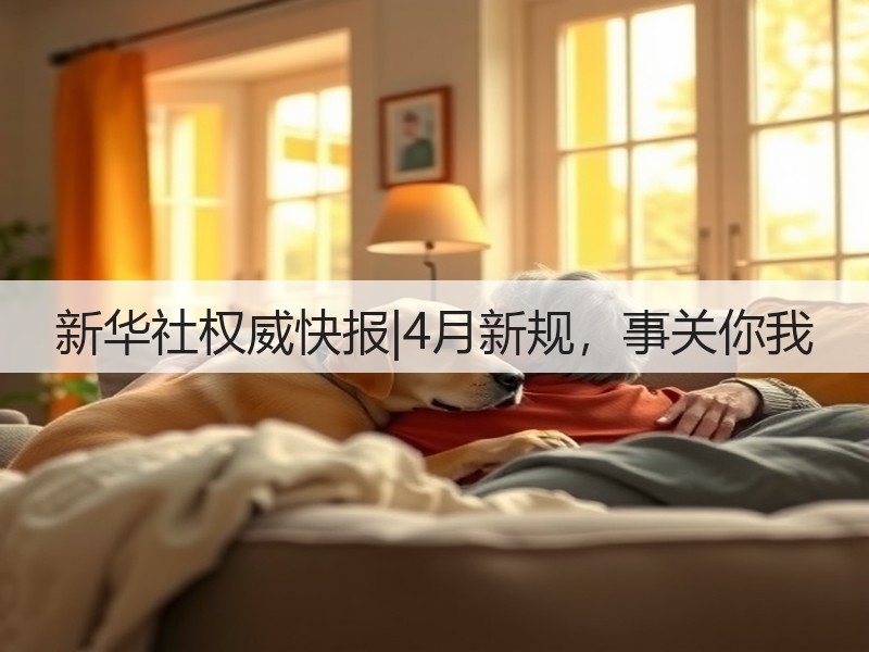 新华社权威快报|4月新规，事关你我(图3)