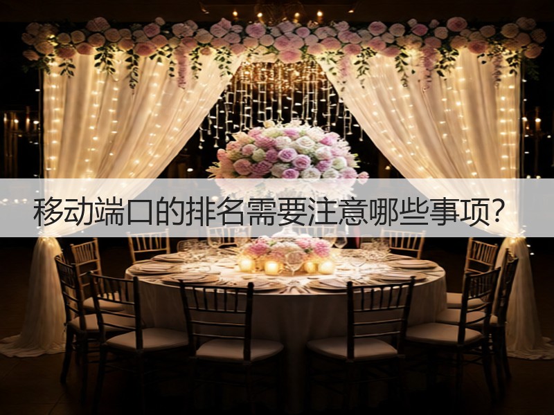 移动端口的排名需要注意哪些事项？(图3)